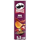 Pringles Snack Stacks Potato Crisps Chips, BBQ Flavored, 5.5 oz Can