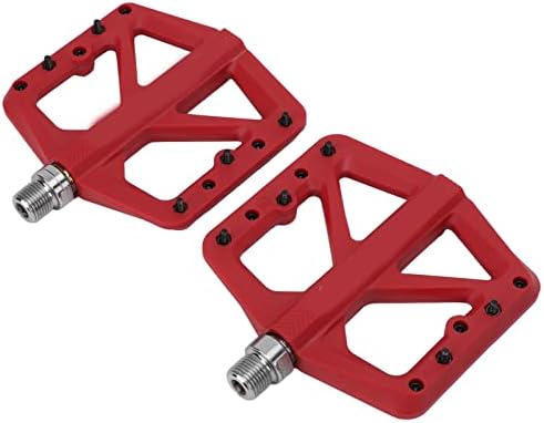 Bike Pedals, Anti Slip Studs Bicycle Platform Pedals Good Airtightness Good Grip Safe Use for Mountain Bikes