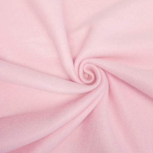 Image of American Baby Company Fleece Blanket (30 inch x 40 inch) with Silk-Like Satin Trim, Soft, Warm & Cozy, Pink, for Boys and Girls, Perfect for Baby Carrier, Stroller, Travel and Gifting