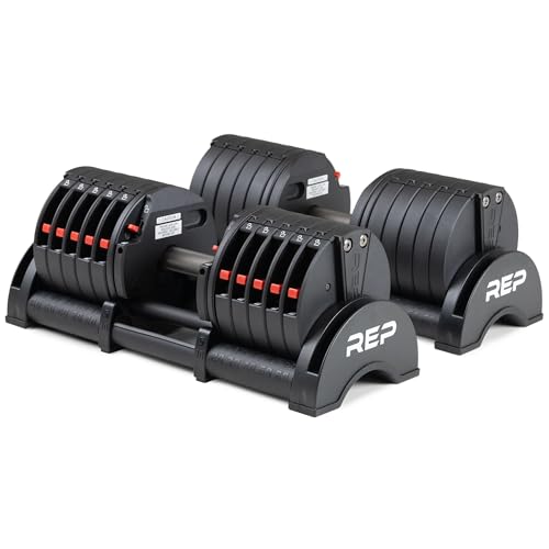 Rep Fitness Quickdraw Adjustable Dumbbells