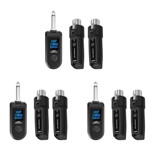 Émetteur et récepteur XLR sans fil pour jouer de la guitare sur scène en toute liberté