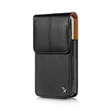 Importer520 Vertical Pebble Leather Pouch Belt Clip Holster Carrying Case Cover For Apple iPhone SE / iPhone 5S / iPhone 5C / iPhone 5 / iPhone 4G 4GS Sprint, Verizon, AT&T Wireless