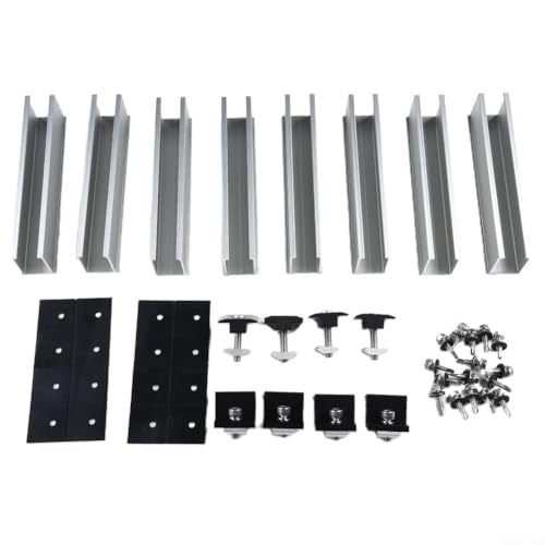 Support panneau solaire toit plat en alu résistant face aux vents forts - 8