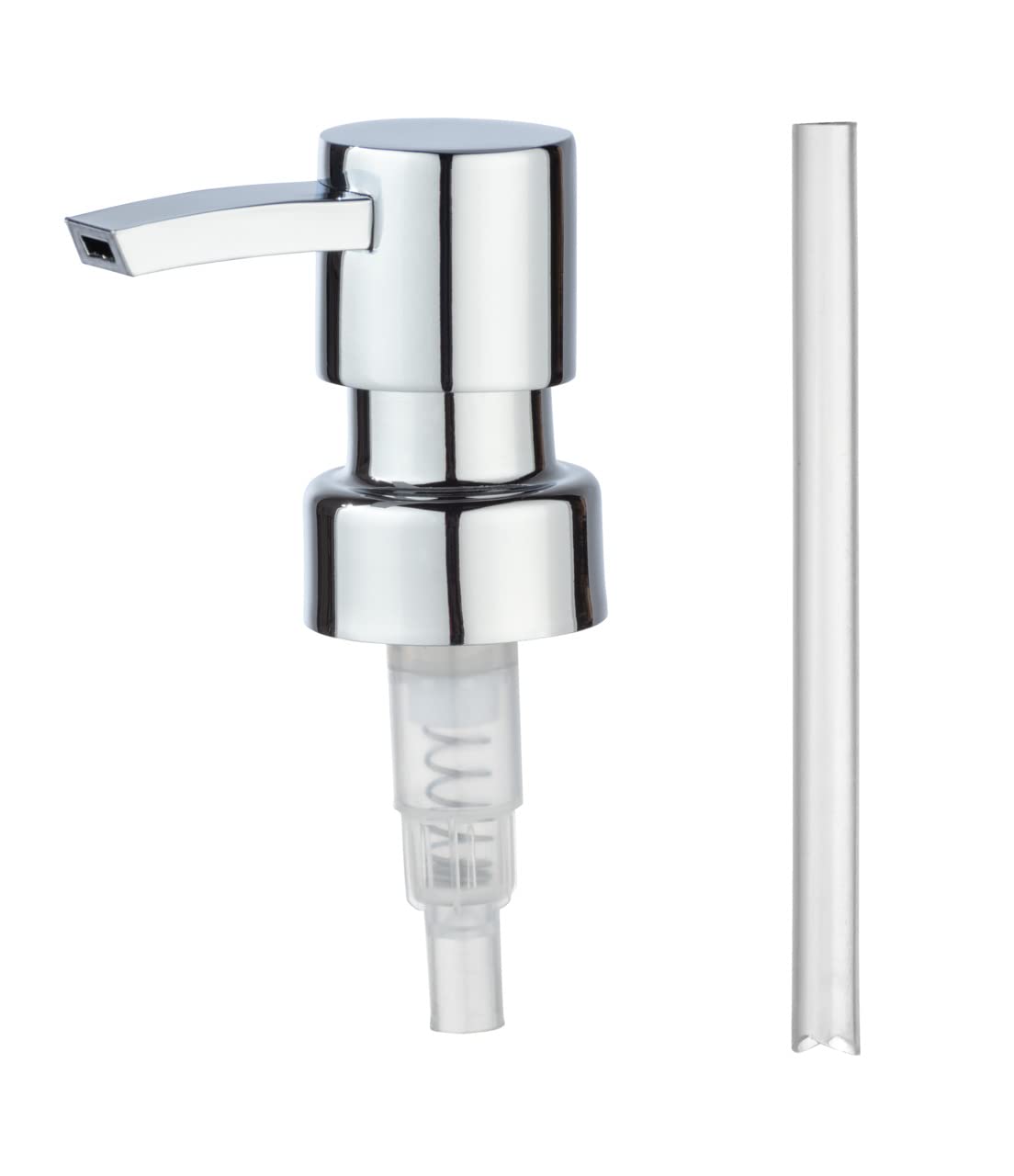 Wenko Peanut Beige Liquid Soap Dispenser Capacity 0.24 L, Zinc, Chrome, 3.4 x 5.3 x 17 cm