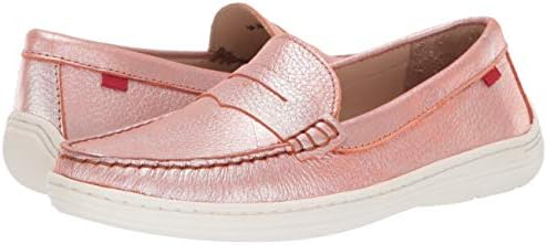 Marc Joseph New York Kids Boys/Girls Leather Union Street Loafer, Orange Grainy Glimmer, 1 US Unisex Little | Image 6