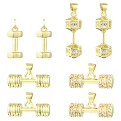 Breloques loisirs créatifs en laiton et zircones pour montage de bijoux