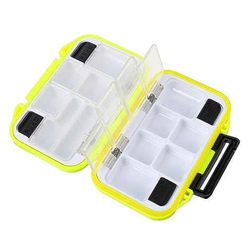 SUPVOX Small Fishing Durable Lure Storage Organizer with Dividers Portable Tool Storage for Fishing Gear