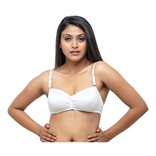 Image of Daisy DEE Women Cotton Seamless Full Coverage Non-Padded Wirefree T-Shirt Bra - - ENCHANTIC