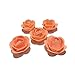 H87yC4ra 500 Pièces Fleur Artificielle Mousse Rose pour Bricolage Ours Poupée Mariage Maison Décor Salle De Bain Décor Accessoires Orange