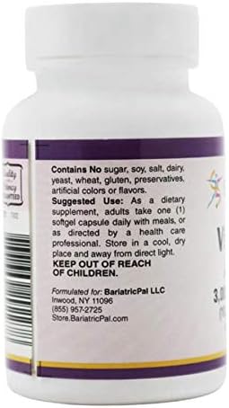 BariatricPal Vitamina A y D 10000 UI/400 UI Softgels miniatura 5