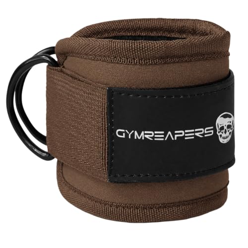 Image of Gymreapers Ankle Straps For Cable Machine Kickbacks, Glute Workouts, Lower Body Exercises - Adjustable Leg Straps with Neoprene Padding