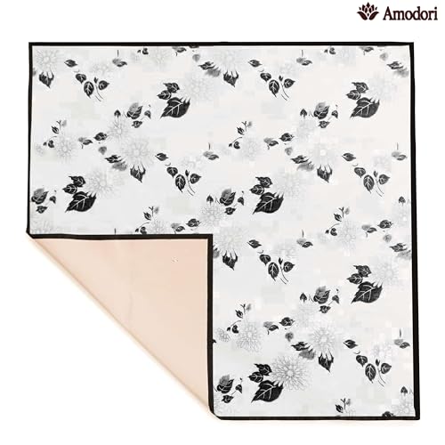 Image of Waterproof Bed Server Mat /Food Mat /Bedsheet Protector | Reversible | 2-Layer Heavy Material | Multi-Purpose Place Mat (Colour & Print May Vary) (floral-20)