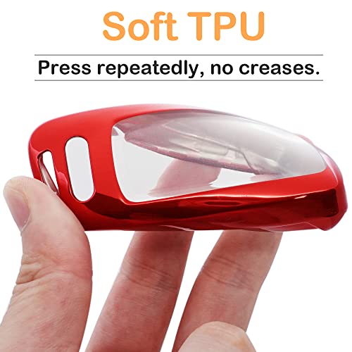 Kirsnda For Audi Key Fob Cover Case With Keychain,Soft Tpu Key Case/Skin,3-4 Buttons Fit A4 A5 S4 S5 Rs4 Rs5 Q5 Q7 Q8 Tt Sq5 R8 S5 Smart Remote Key Vehicle Accessories(Black) #TOP3