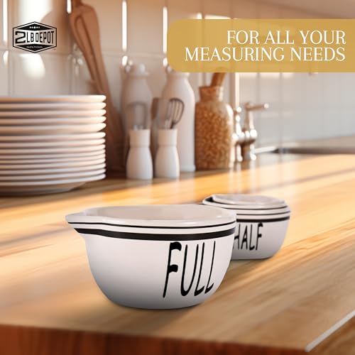 2 Lb. Depot 2LBD-000129 2Lb Depot Ceramic Measuring Cups Set Of 4 thumb #4