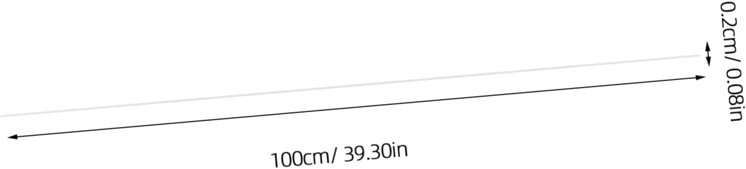 Yardwe 4Pcs Kite Support Rods Lightweight DIY Plastic Sticks for Kite Assembly Wear Materials for Effortless Flying and Repairs
