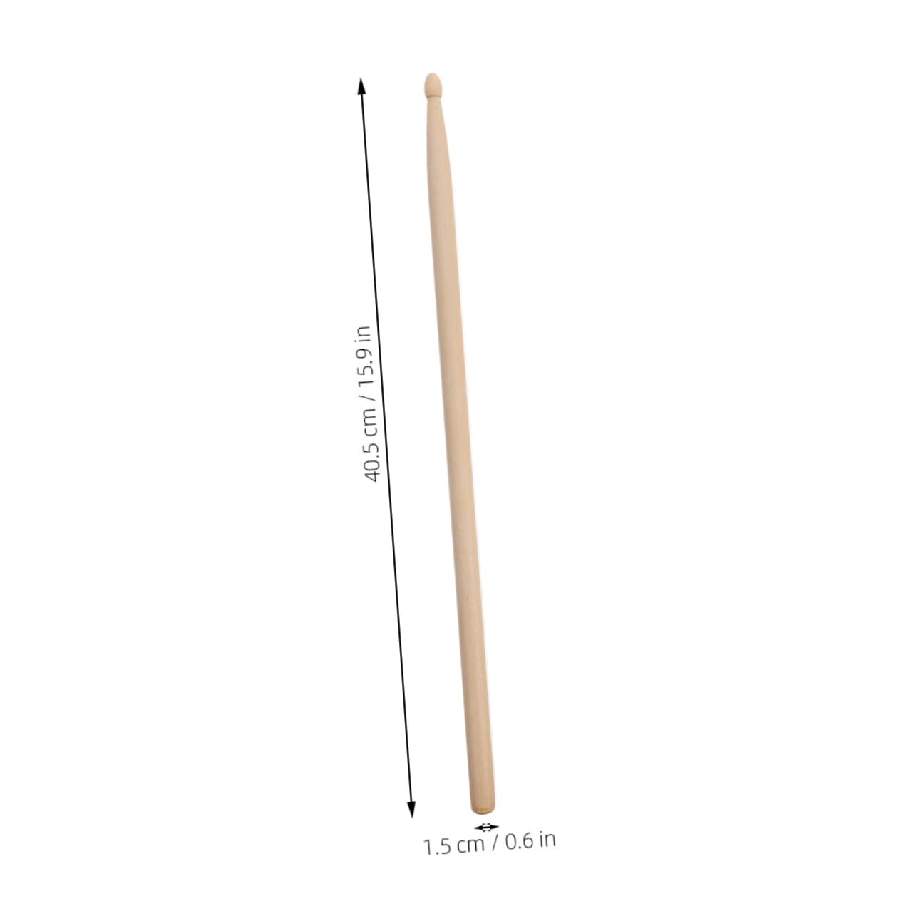 NOLITOY 12 Paia Bacchette per Batteria in Legno da Resistenti e Lisce per Pratica Casa Scuole per Principianti e Professionisti