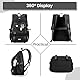 Amythe Schulrucksack Teenager Mädchen Rucksack Schule Groß Girls School Bag Wasserdicht Lässiger Daypack für Grundschule, Sekundarstufe und Universität -Schwarz