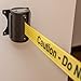 US Weight Wall Mount with Retractable Belt – 13' Caution,U2501CAU