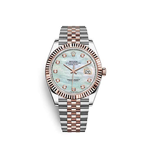 Rolex Datejust 41 Two Tone Oystersteel and 18k Everose Gold/Jubilee Bracelet / 126331-0014 / White Mother of Pearl Diamond Dial