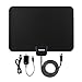 TV ANTENNA,  50 Mile Range Amplified TV Antenna with Detachable Amplifier Signal Booster for High Performance and 10ft Coaxial Cable(Black)