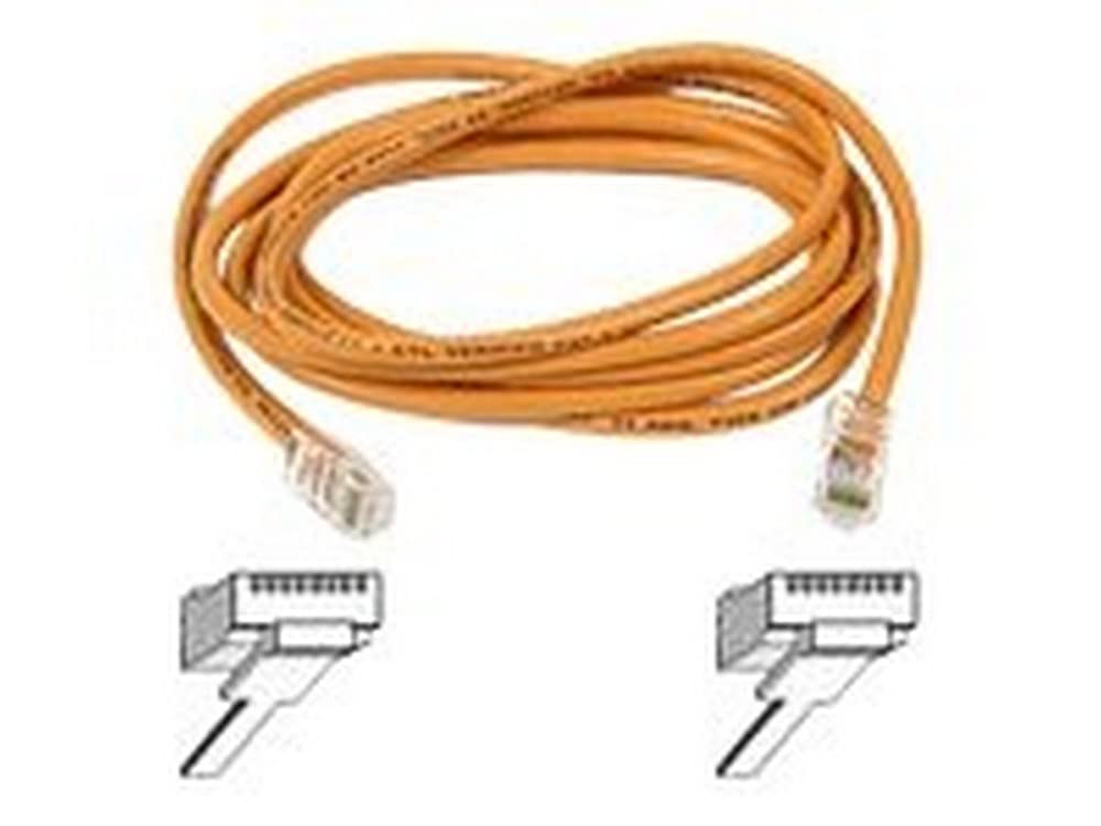 Belkin 7ft 10/100BT RJ45M/RJ45M CAT5E Patch Cable (Orange)