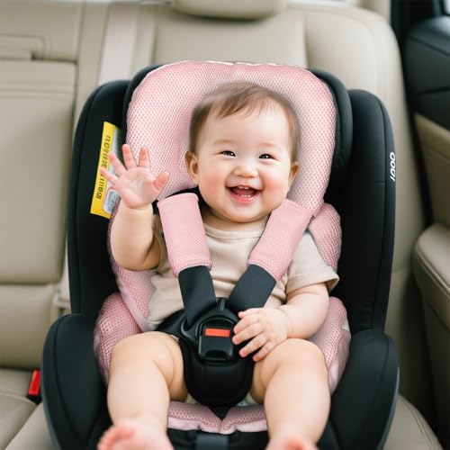 Cojín Reductor para Silla de Auto Infantil Rosa miniatura 6