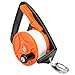 XHTLLO 150Ft Diving Line Reel Diving Equipment with Handle and Thumb Finger Stopper, PP Rope Combination, Multi Purpose Dive Reel for Underwater Activities, Compact Lightweight (Orange)