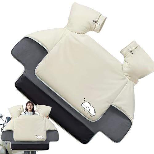 Couette coupe-vent de moto imperméable avec doublure thermique en coton
