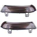 Twowinds Blinker Rückspiegel Kompatibel mit VW Golf 5, Jetta, Passat, Rabbit, Seat Alhambra, Skoda Superb, Rechte Tür, Linke Tür (beide Seiten) 1K0949101, 1K0949102 Spiegelblinker (Set von 2, Getönt)
