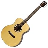 Journey Insturments Sitka Spruce Travel Guitar – RT412 Traveling Acoustic-Electric Guitar – Fixed-Neck Road Trip Acoustic Electric Guitar – Heavy Duty Gig Bag
