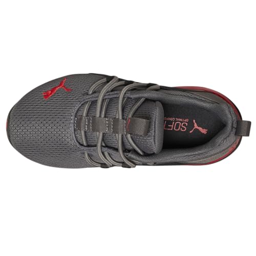 PUMA Kids Boys Axelion Interest Fade Running Sneakers Shoes - Grey - Size 1 M3