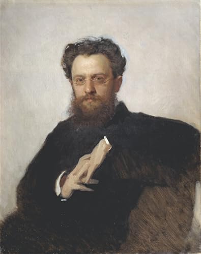 Art mural d'exception Ivan Kramskoy grand poster vintage de qualité musée 60x90cm