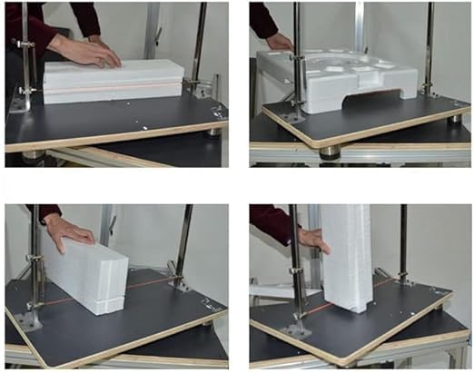 Table de coupe de mousse à fil chaud réglable horizontal 30W pour découpeur d'éponge - 7