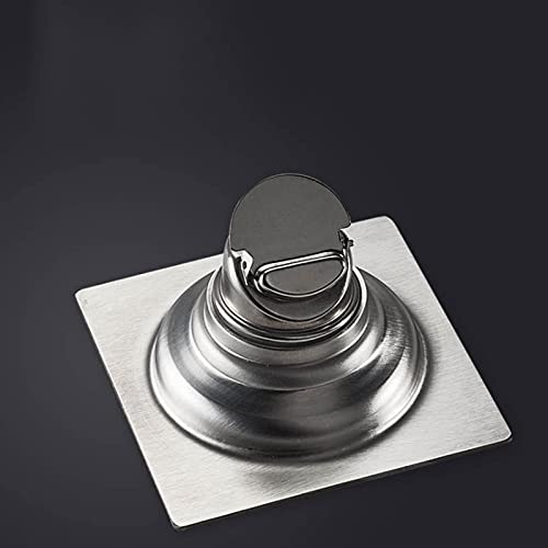 Couvercle de drain de sol de douche en acier brossé au design géométrique - 7