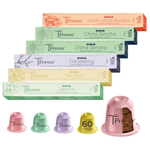 Tpresso® Organic Tea Set, 60 Capsules