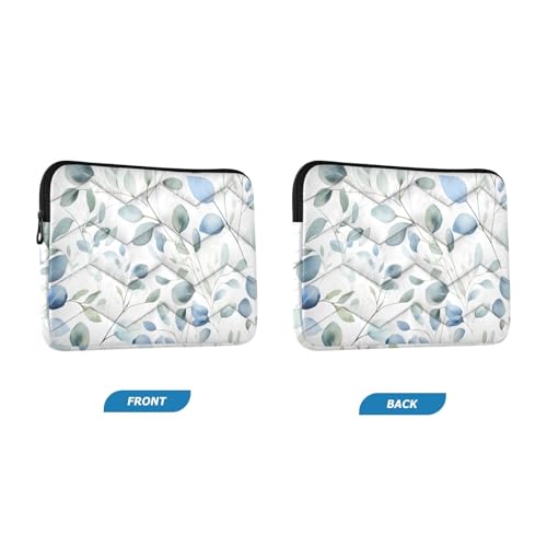 Funda para portátil de 13-14 pulgadas Eucalyptus Blue Leave miniatura 2