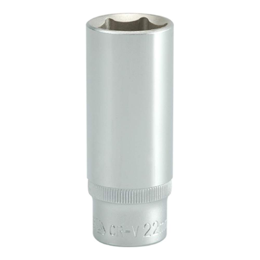 Yato CRV Deep Socket - 16mm, Chrome Finish -19