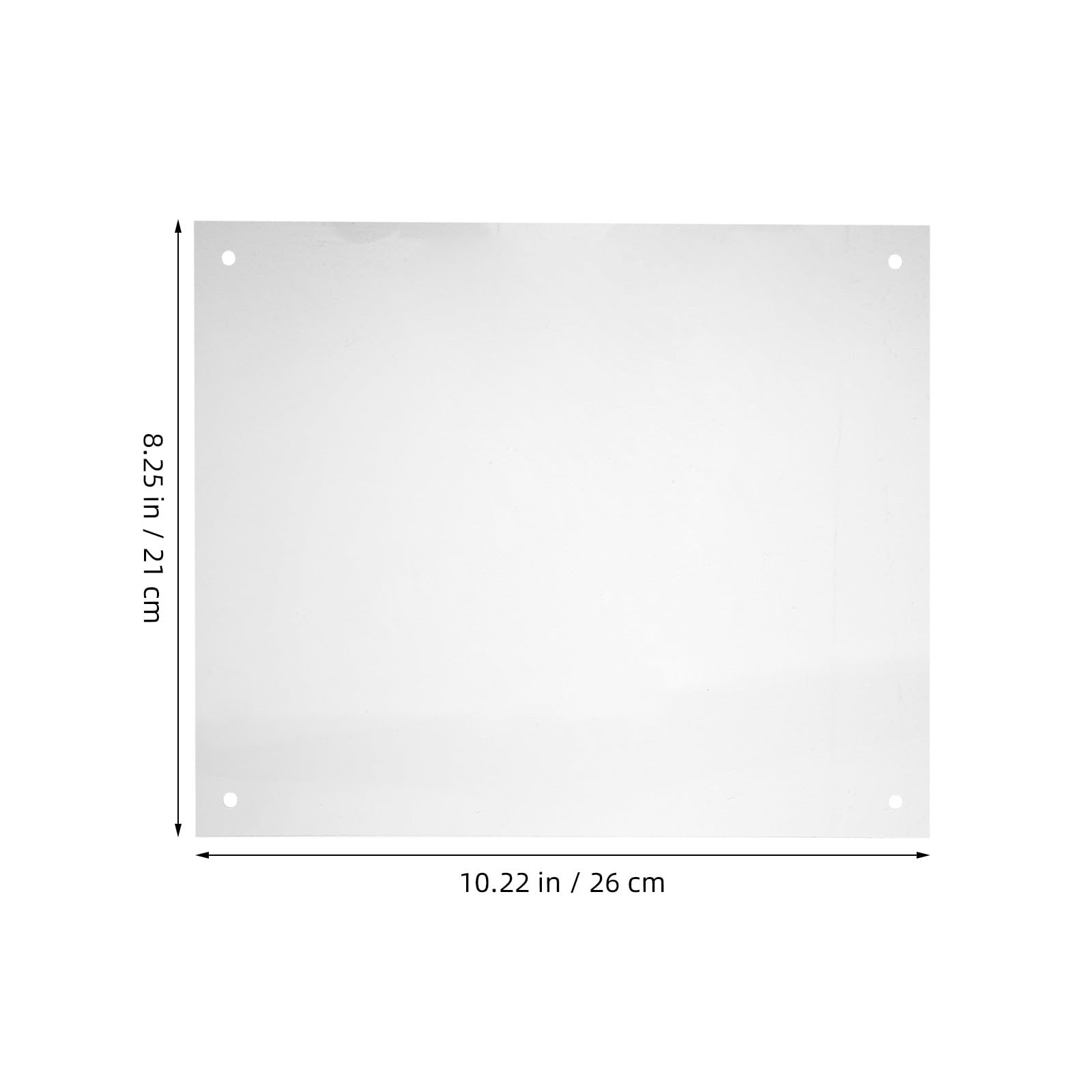 Toddmomy 1 Set di Pannelli di Protezione per l'urina della Gabbia - Rivestimento in plastica Trasparente 10"x8" per Habitat di Conigli, porcellini d'India e furetti - Accessori per