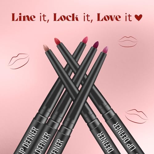 Image of JAQULINE USA Bae For Life Lip Definer lipliner | Long Lasting Lip Liner Pencil | Waterproof | Smudge Proof | Matte Finish | Paraben Free | Vegan & Cruelty Free Lipliner | Mulberry Mood 03, 0.3g