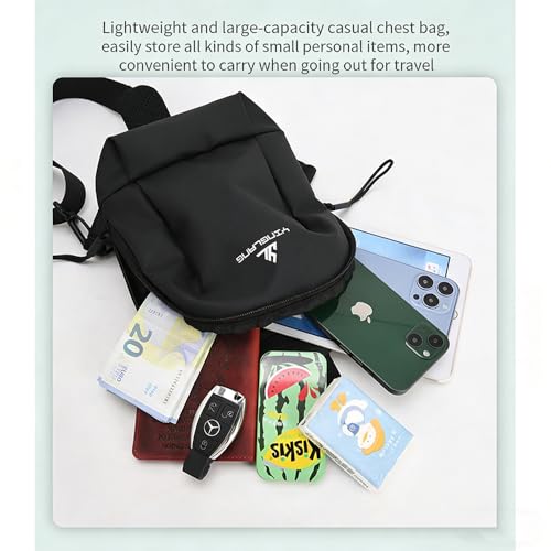 Bolso Crossbody para Hombre y Mujer, Impermeable, Ligero miniatura 4