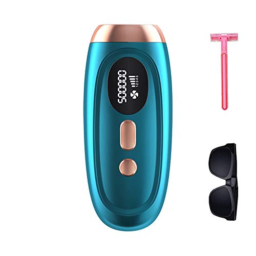 Sistema De Depilación Ipl Para Mujeres Y Hombres, 500.000 Flashes Dispositivo De Depilación Permanente E Indoloro Elimina Las Axilas No Deseadas, Línea De Bikini, Piernas, Vello Corporal