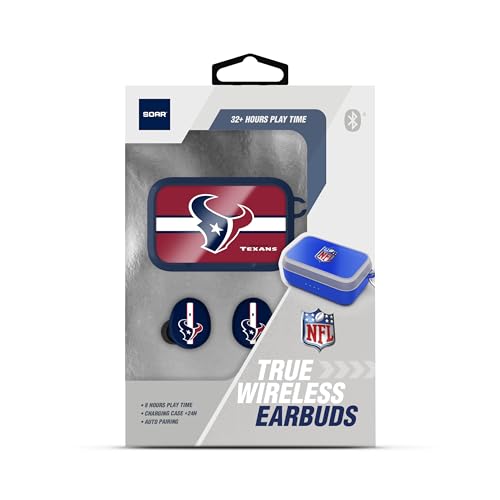 Image of SOAR NFL Wireless Sport Earbuds: Comfortable Fit & Convenient Charging