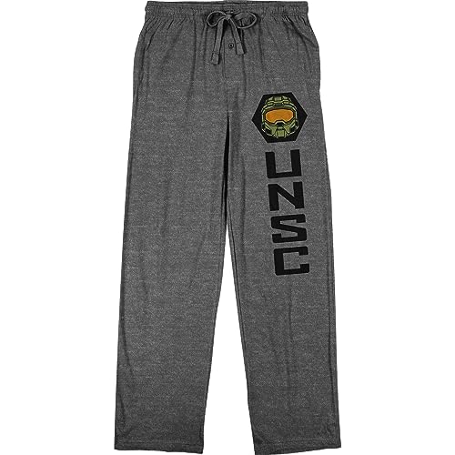 Halo Infinite UNSC Men's Heather Gray Pajama Pants