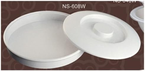 Yanco Nessico Collection 8 1/4", TORTILLA SERVER W/LID WHITE Box of 12