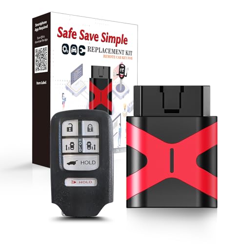 Llavero programable simple, kit de programador OBD de repuesto para Honda Odyssey 2014 2015 2016 2017 llave remota de 7 botones 313.8 MHz KR5V1X (kit de herramientas OBD)