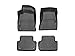 WeatherTech Custom Fit FloorLiners for Audi A4, A4 Allroad, A5-1st & 2nd Row (449371-449072), Black