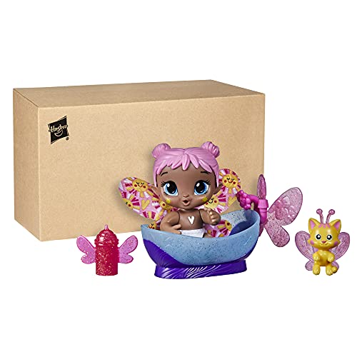 Boneca Baby Alive Glo Pixies Minis, Boneca de 9,5 cm que Brilha no Escuro - Bubble Sunny - F2597 - H