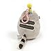 GUND Pusheen Snackable Birthday Cupcake Cat Plush Stuffed Animal Backpack Clip, Gray, 5