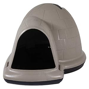 Petmate Indigo Dog House All Weather Protection TaupeBlack 3 sizes Available