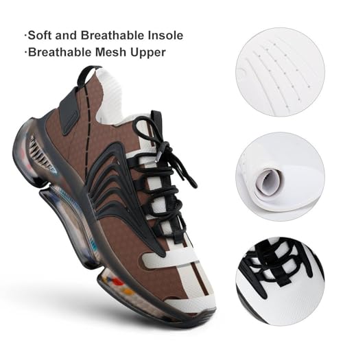 USA Football Closeup Lightweight Women's Sneakers Running Tennis Shoes Walking Sportswear Gym Travel for Men3